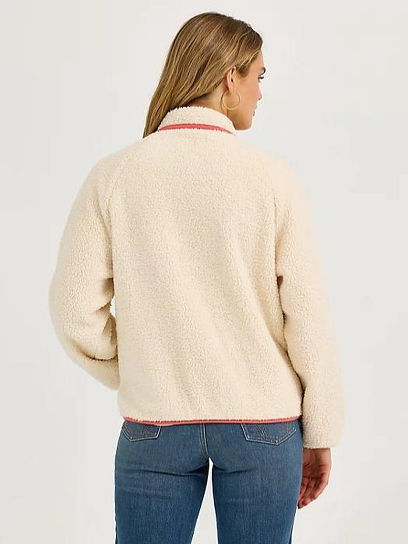 Women'S Wrangler Retro Half-Snap Sherpa Pullover