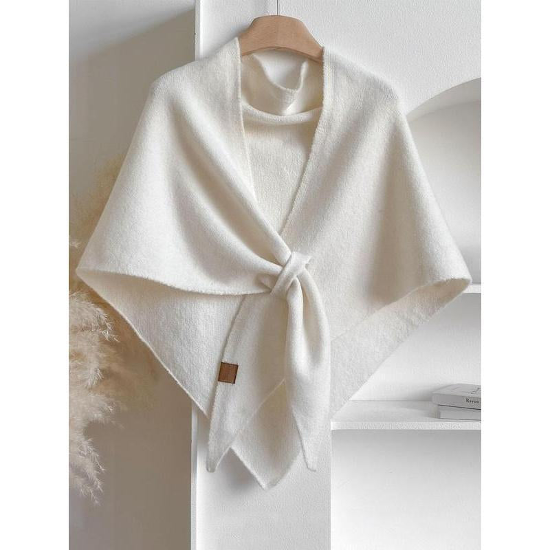 Women'S Solid Color Scarf, Casual Soft Comfortable Shawl for Daily Wear, Fashion Accessories for Women & Girls, Outfit