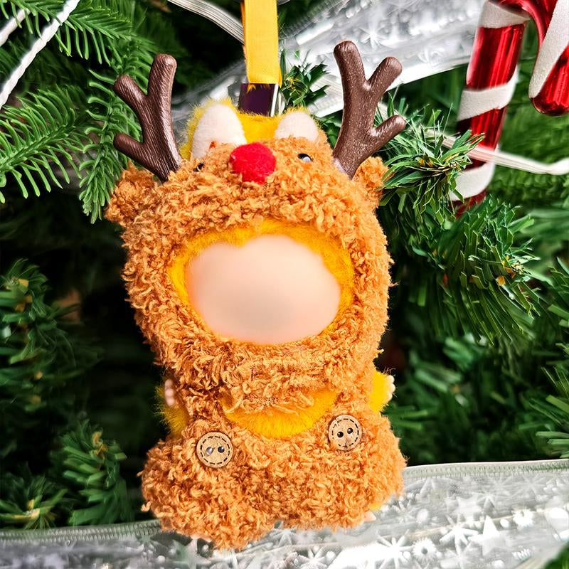 Picomonster 4 Inch Mini Plush Keychain Clothes Cute Overalls & Bib Outfits Small Plush Figure Accessories No Doll Fashion Piece Fashionable Collectible Style