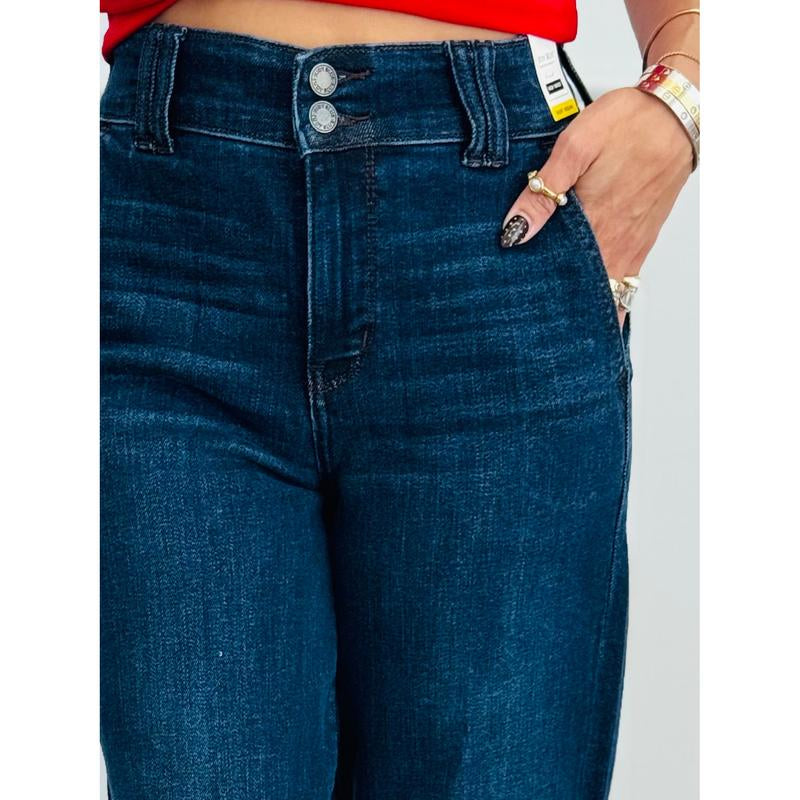 Judy Blue Tallulah Trouser Wide Leg Jeans (Reg. and Plus) - 3 Length